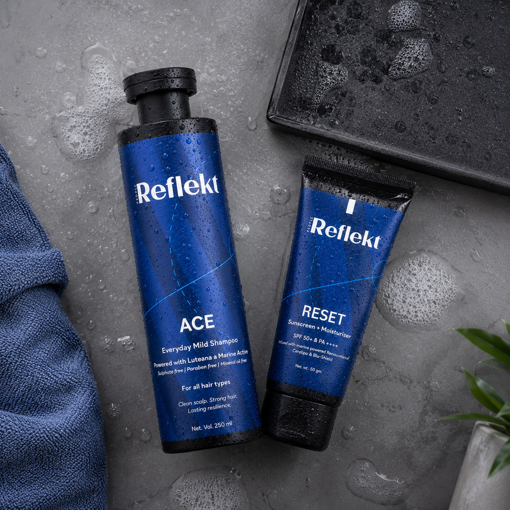 RESET & ACE (Moisturising Sunscreen + Mild Shampoo)
