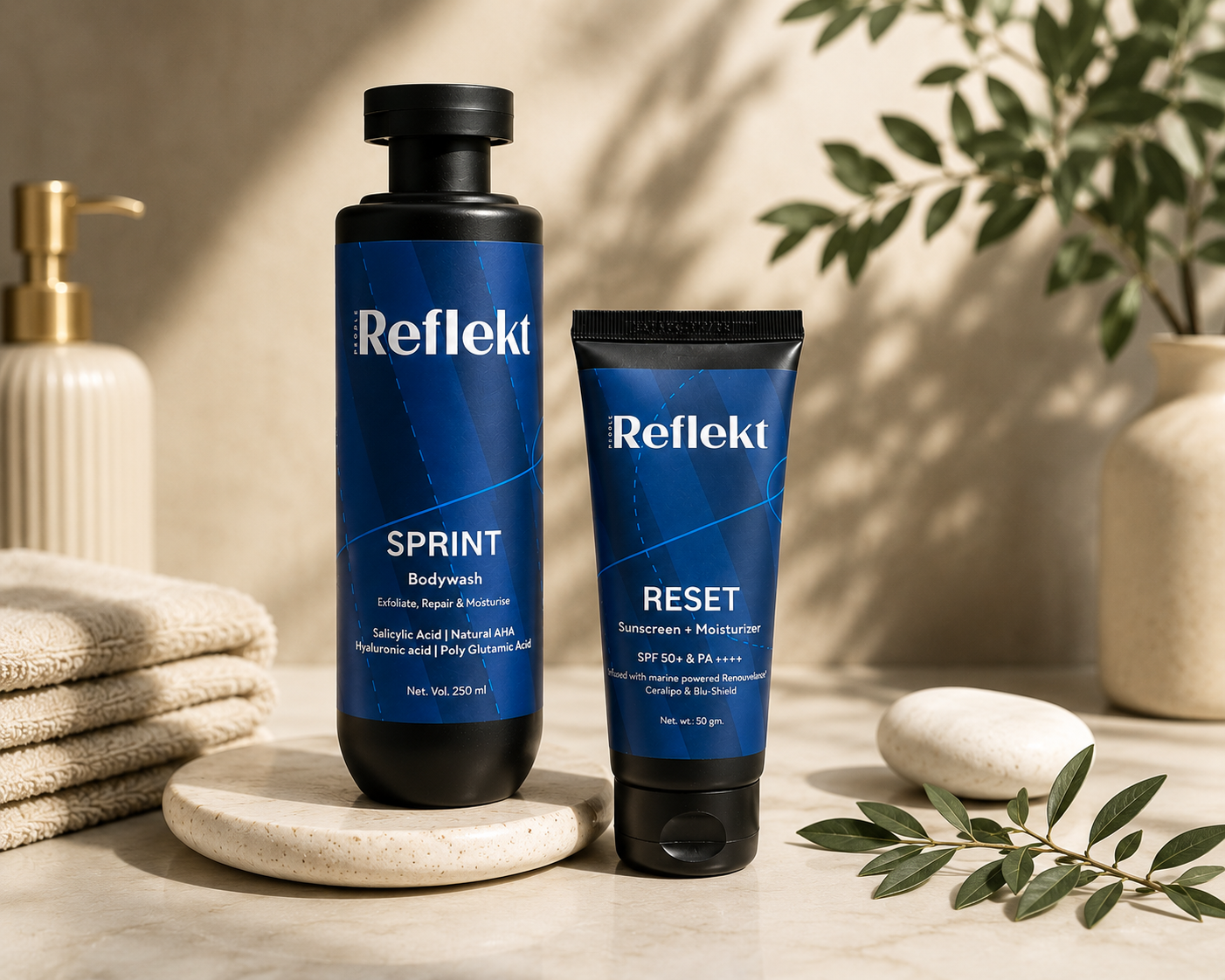 RESET & SPRINT (Moisturising Sunscreen + Revitalising Bodywash)